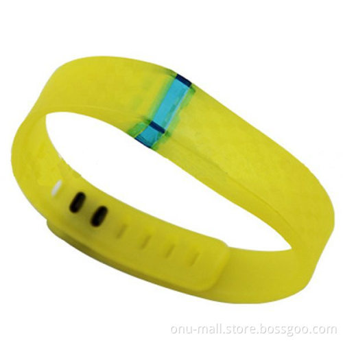 3D Stereoscopic Glowing Pattern Replacement Wrist Band for Fitbit Flex with Aluminum Clasp